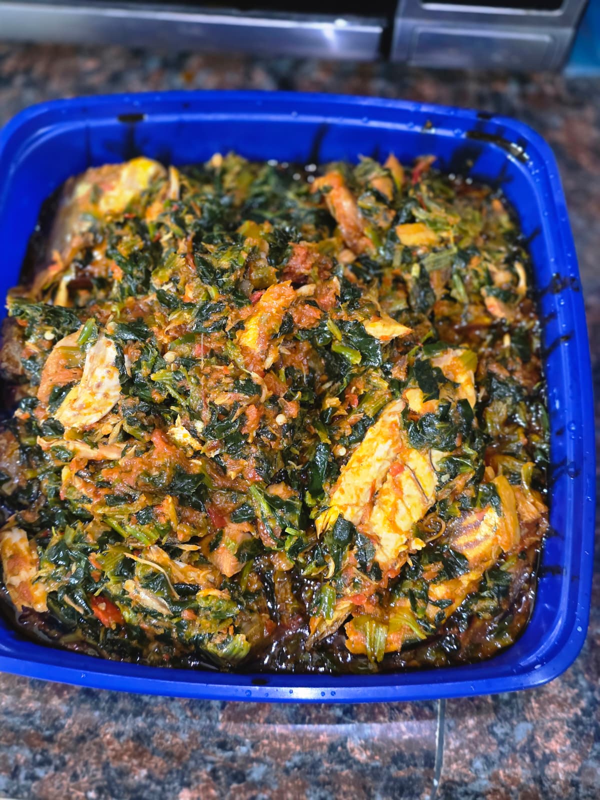 Efo Riro with Goat Meat