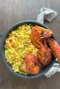 Fried Rice with Hard Chicken