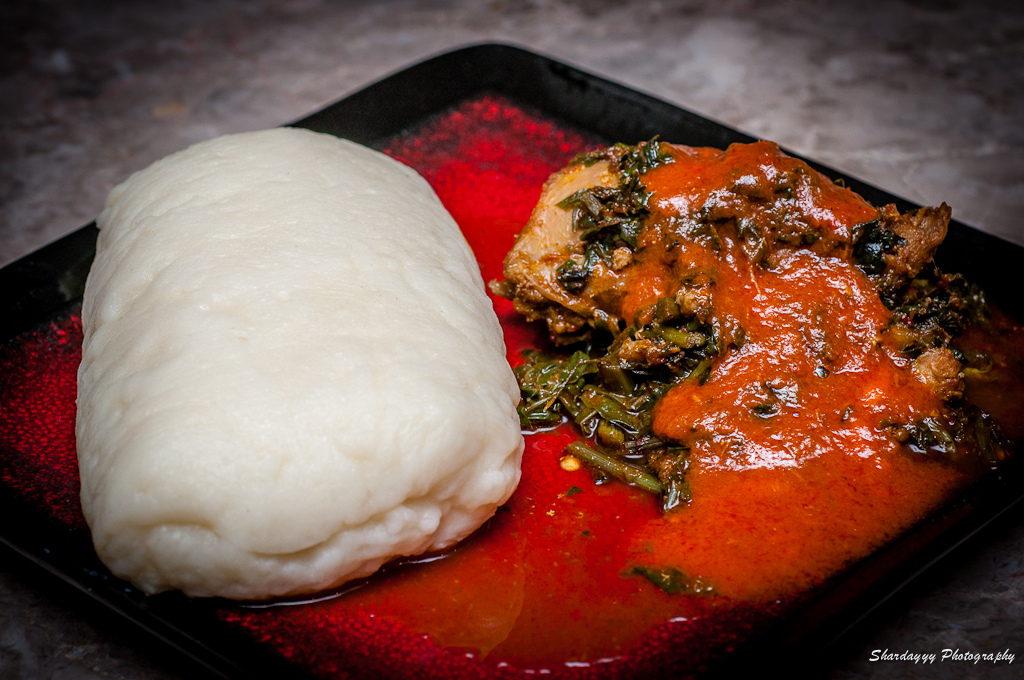Pounded Yam (Iyan) & Efo Riro